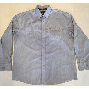 WRANGLER by George Strait Western Button Down Shirt Size Large (Bx 21)